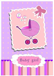 DoorFoto Door Cover Baby Girl Sleeping