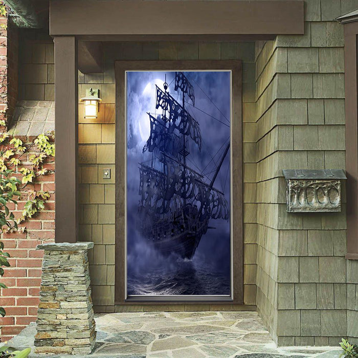 DoorFoto Door Cover Ghost Ship