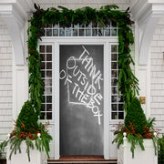 DoorFoto Door Cover Think Outside the Box