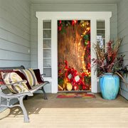 DoorFoto Door Cover Customizable - Christmas Scene