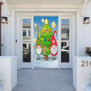 Gnome Decor Fabric Door Cover