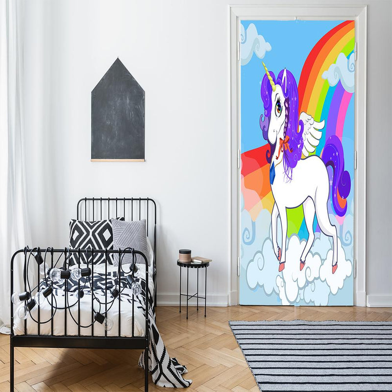 DoorFoto Door Cover Unicorn Door Hanger