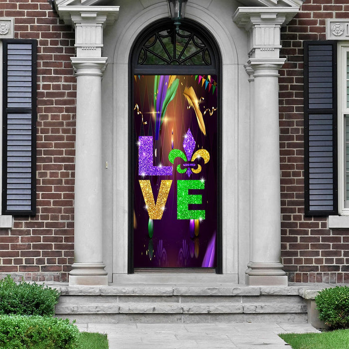 DoorFoto Door Cover Cajun Love