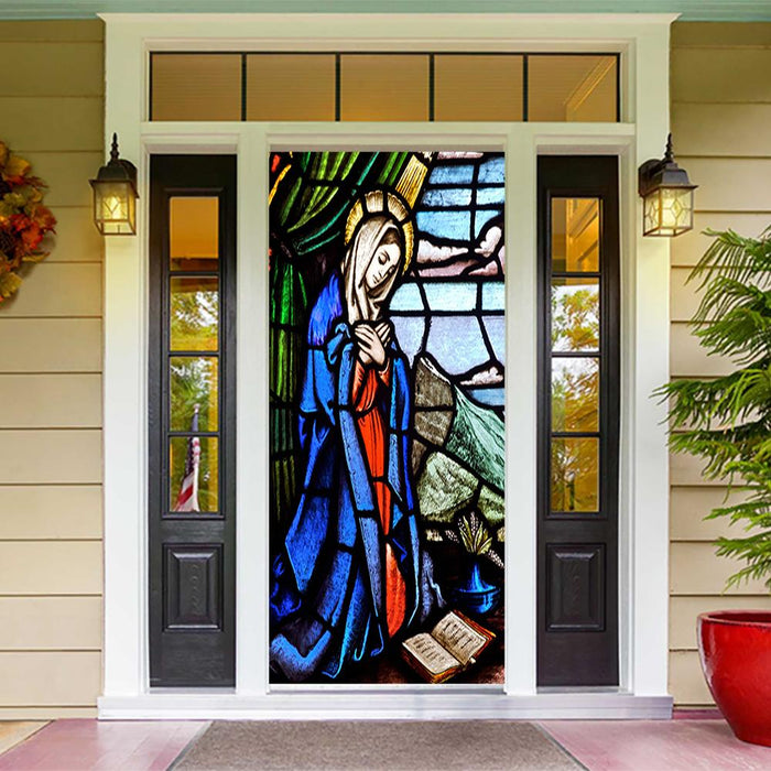DoorFoto Door Cover Mother of Jesus