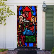 DoorFoto Door Cover Stained Glass