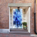 DoorFoto Door Cover Exotic Sea of Blue Swirls