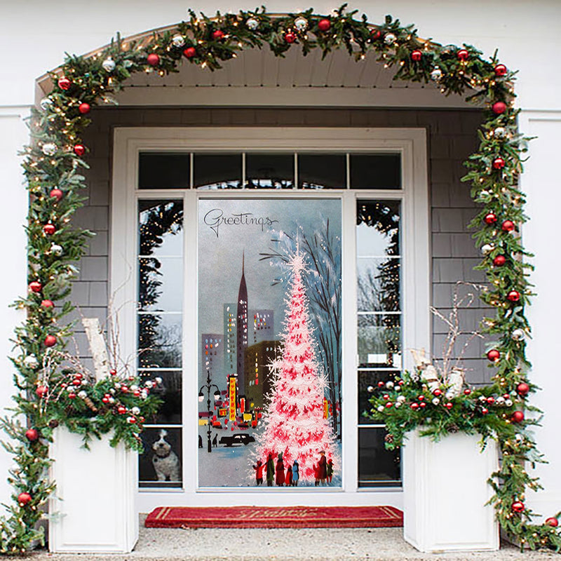 DoorFoto Door Cover NYC XMAS
