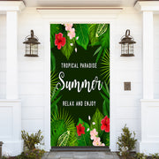 DoorFoto Door Cover Tropical Door Decor
