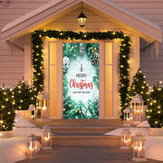 DoorFoto Door Cover Holly Border Decor
