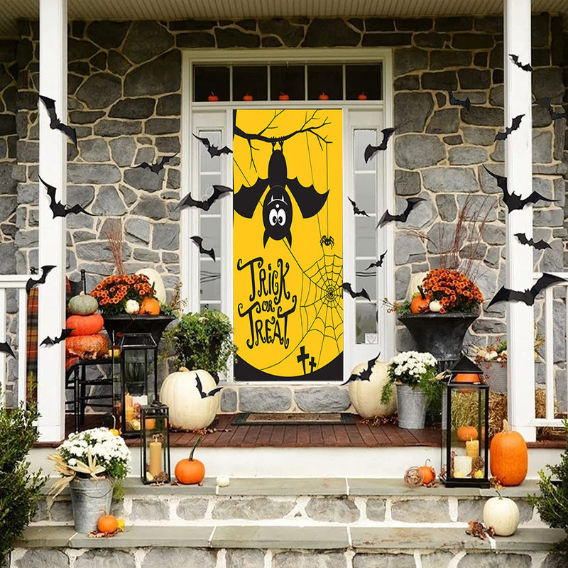 Bat Decor Fabric Door Cover