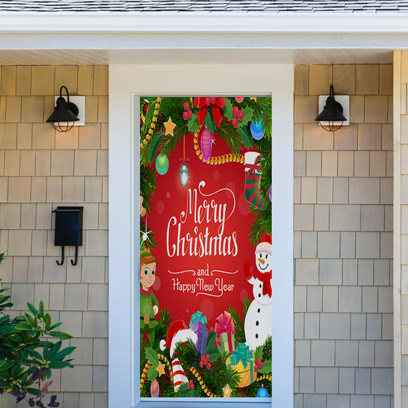 DoorFoto Door Cover Elf Design