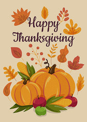 DoorFoto Door Cover Happy Thanksgiving