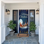 DoorFoto Door Cover Santa's Team