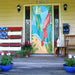 DoorFoto Door Cover Summer Surfboards