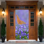 DoorFoto Door Cover Butterfly Decor