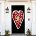 DoorFoto Door Cover Rose Shaped Hearts