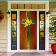 DoorFoto Door Cover Easter Cross