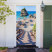 DoorFoto Door Cover Sandy Beach