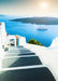DoorFoto Door Cover Santorini at Sunset