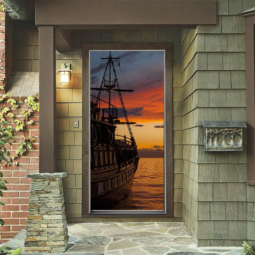 DoorFoto Door Cover Setting Sail
