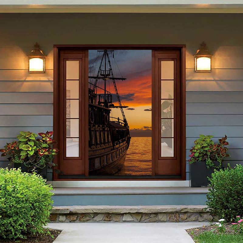 DoorFoto Door Cover Setting Sail