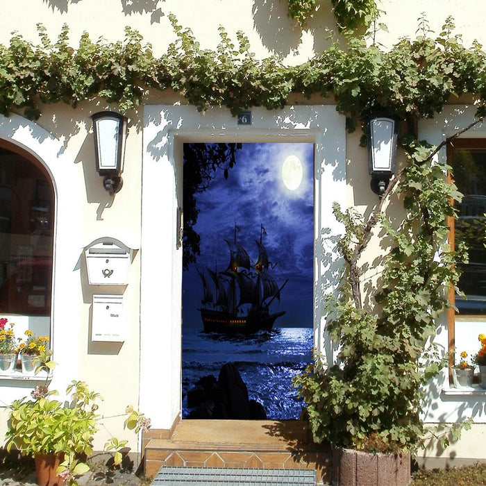DoorFoto Door Cover Gasparilla Pirate Ship