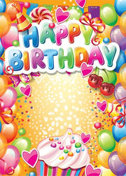 DoorFoto Door Cover Customizable - Kids Birthday Decorations