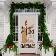 DoorFoto Door Cover Merry Woof