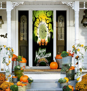 DoorFoto Door Cover Halloween Moon