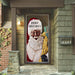 DoorFoto Door Cover Black Santa Claus