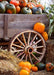 DoorFoto Door Cover Wagon Full of Pumpkins