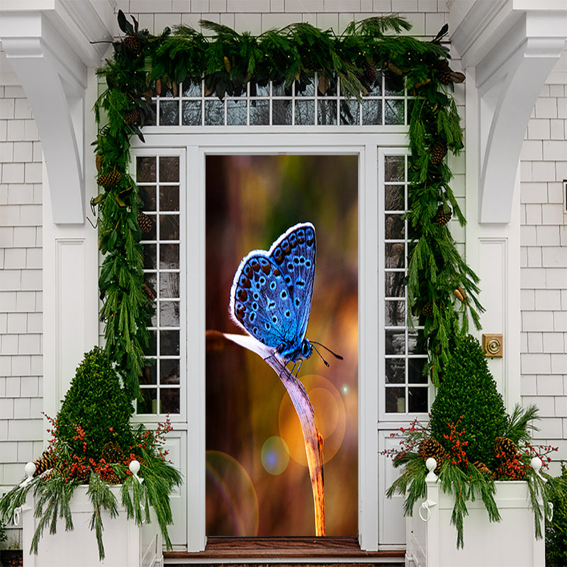DoorFoto Door Cover Butterfly Mural