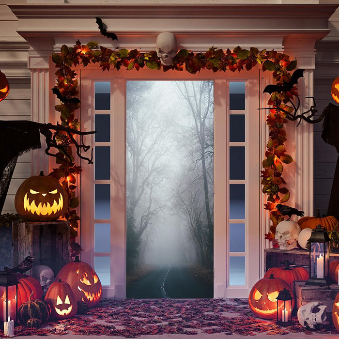 Creepy trees Halloween door decor From $49.99 USD - DoorFoto™