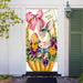 DoorFoto Door Cover Bunny in Basket