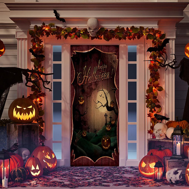 DoorFoto Door Cover Pumpkins Theatre