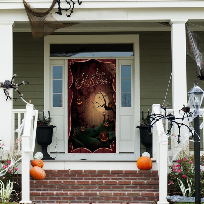 DoorFoto Door Cover Pumpkins Theatre