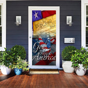 DoorFoto Door Cover God Bless America