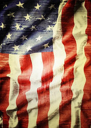 DoorFoto Door Cover Grunge American Flag