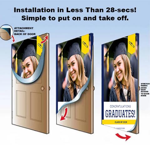 DoorFoto Door Cover Graduation Wallpaper