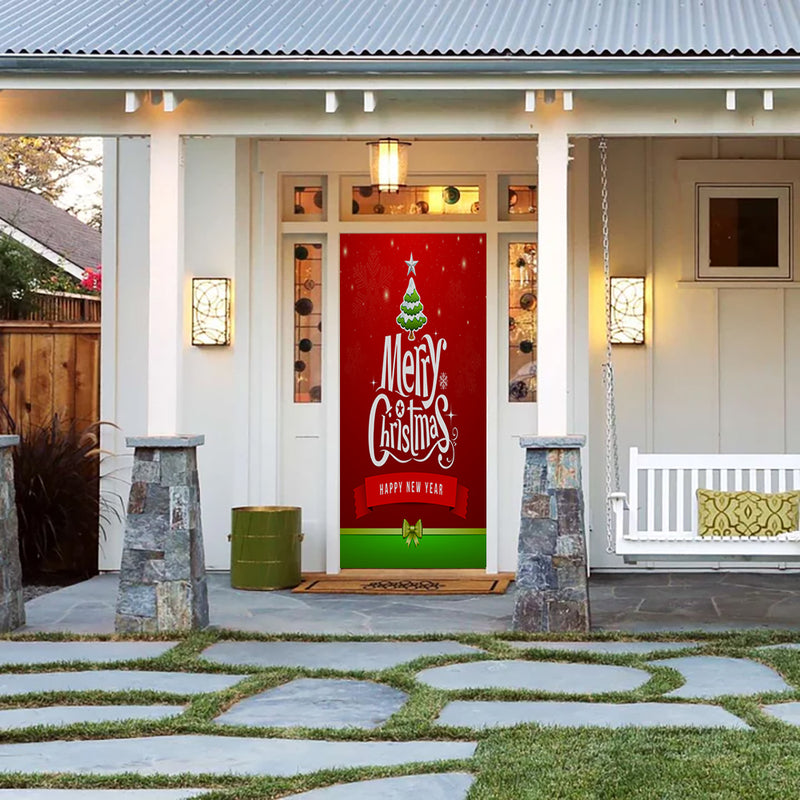 DoorFoto Door Cover Christmas Background