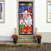 DoorFoto Door Cover Santa's Window Smile