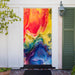 DoorFoto Door Cover Watercolor Swirl