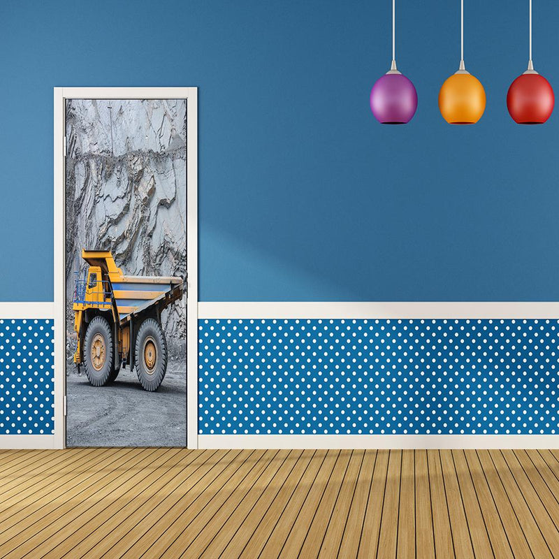 DoorFoto Door Cover Construction Wall Art