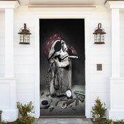 DoorFoto Door Cover Jolly Roger Pirate Flag