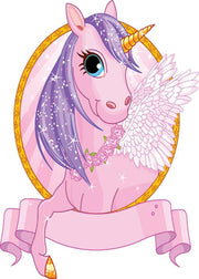 DoorFoto Door Cover Unicorn Banner