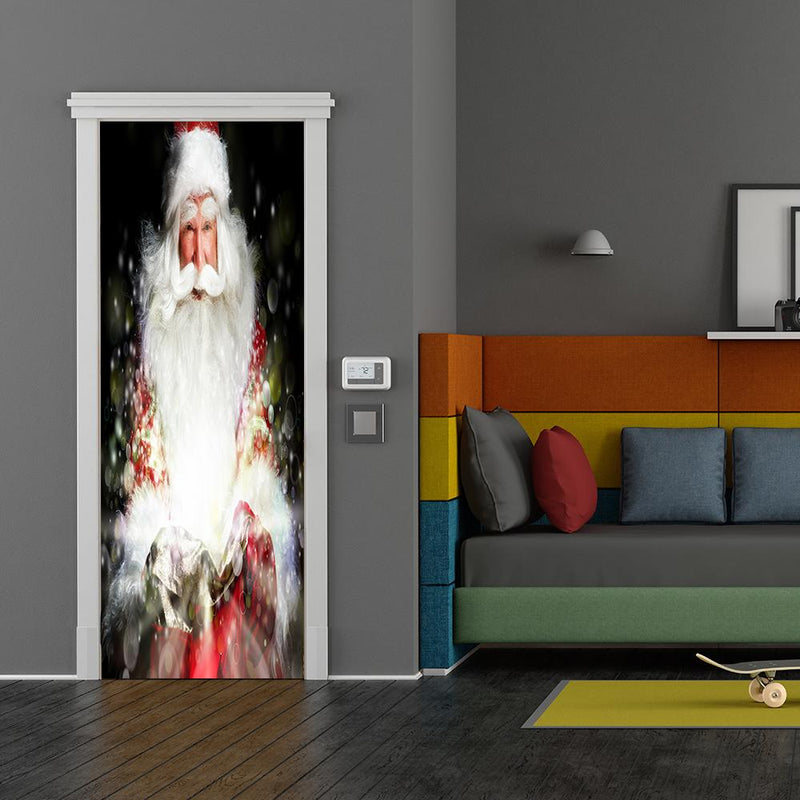 DoorFoto Door Cover Santa's Magic