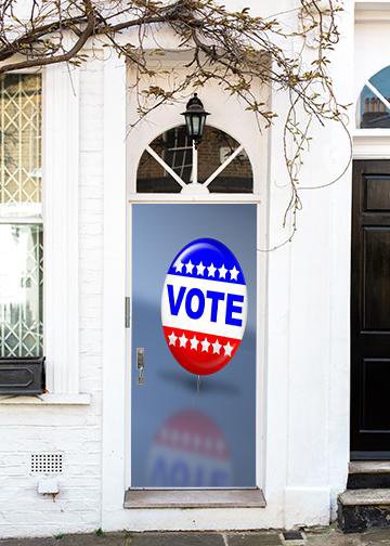 DoorFoto Door Cover Voting Pin