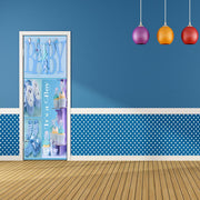 DoorFoto Door Cover Baby Blue
