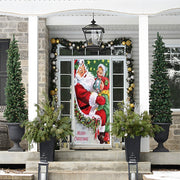 DoorFoto Door Cover Santa's Fans