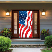 DoorFoto Door Cover American Flag Illustration